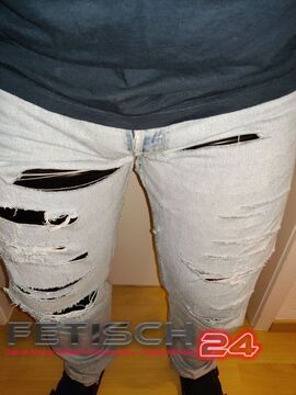 Helle ripped Jeans